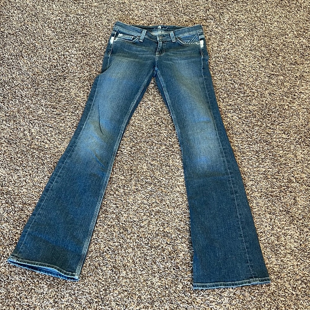 7 jeans midrise flare